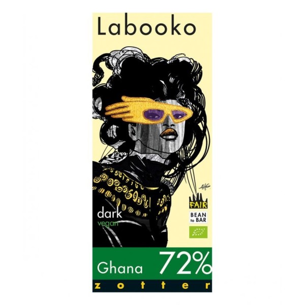 ZOTTER LABOOKO GHANA 72% BIO 70 γρ.