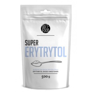DIET FOOD SUPER ERYTRYTOL ΓΛΥΚΑΝΤΙΚΟ 500 γρ. Ζάχαρη, υποκατάστατα, γλυκαντικά 