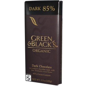 GREEN & BLACK'S ΣΟΚΟΛΑΤΑ ΜΑΥΡΗ ΜΕ 85% ΣΤΕΡΕΑ ΚΑΚΑΟ ΒΙΟ 90 γρ.  Σοκολάτες