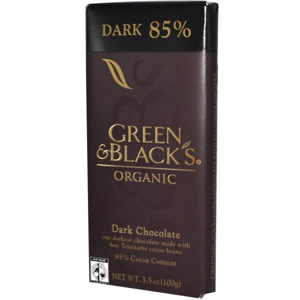 GREEN & BLACK'S ΣΟΚΟΛΑΤΑ ΜΑΥΡΗ ΜΕ 70% ΣΤΕΡΕΑ ΚΑΚΑΟ ΒΙΟ 90 γρ.  Σοκολάτες