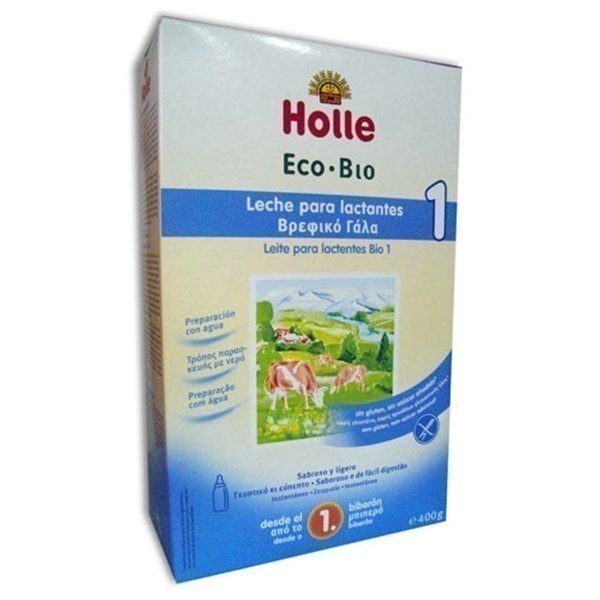 Holle Βρεφικό Αγελαδινο  γάλα Νο.1 από 0-6 μηνών ΒΙΟ 400 γρ. 