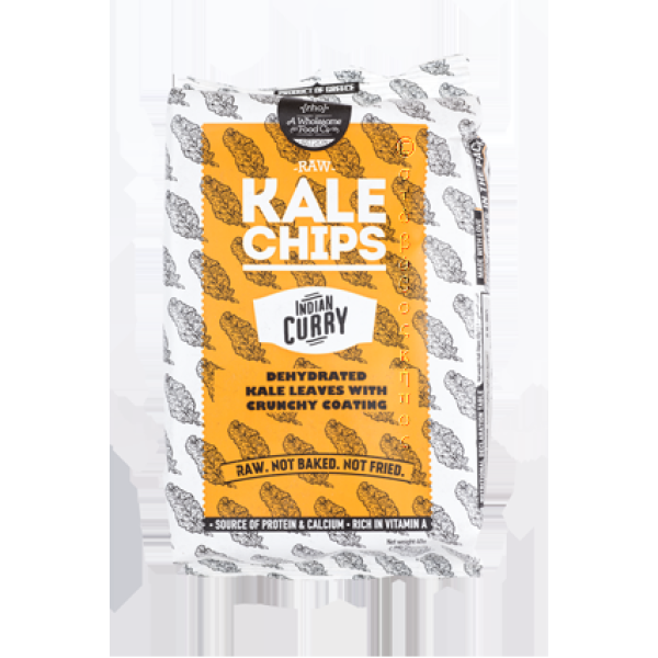 RHO FOODS RAW KALE CHIPS CURRY 40 γρ.  Σνακς