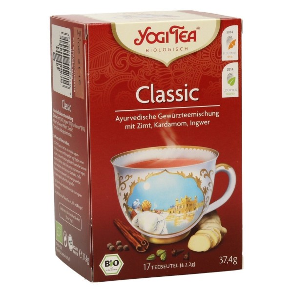 YOGI TEA CLASSIC (ΡΟΦΗΜΑ ΚΑΝΕΛΑΣ ΓΙΑ ΖΩΝΤΑΝΙΑ) ΒΙΟ 17 φακ. Yogi Tea