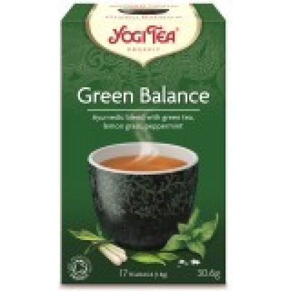 YOGI TEA GREEN BALANCE (ΓΙΑ ΤΟ ΑΓΧΟΣ) ΒΙΟ 17 φακ. Yogi Tea