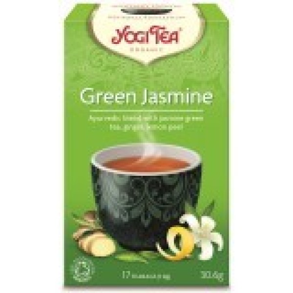 YOGI TEA GREEN JASMINE (ΓΙΑ ΠΡΑΣΙΝΗ ΔΙΑΙΤΑ) ΒΙΟ 17 φακ. Yogi Tea