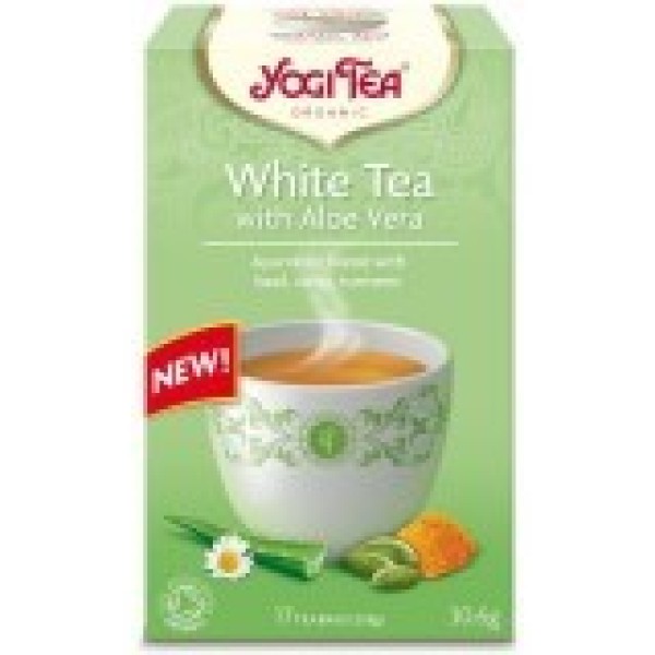 YOGI TEA WHITE WITH ALOE VERA ΒΙΟ 17 φακ. Yogi Tea